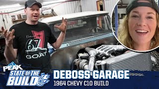 1964 Chevy C10 with DEBOSS GARAGE  State of the Build  PEAK Auto [upl. by Enimsaj508]