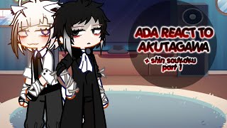 REMAKINGADA REACT TO AKUTAGAWA  BSD  SSKK  GCRV  PUT IN 2X [upl. by Yrrat]