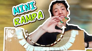 HAZ TU MINI RAMPA DE FINGERBOARD  ⚡ FÁCIL DIY HALFPIPE💡  R2ARTUR [upl. by Cook]