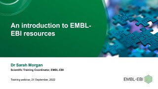 An introduction to EMBL EBI resources [upl. by Campos163]