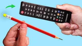 Take a Common Pencil and Fix All Remote Controls in Your Home How to Repair TV Remote Control [upl. by Aliehs]