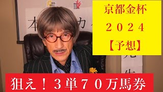 京都金杯 ２０２４年【予想】人気上位馬全滅。狙え！７０万円馬券 [upl. by Okomom]