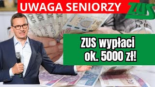 Uwaga Emerycie Emerytko ZUS wypłaca dużą premię Zobacz szczegóły [upl. by Ingles]