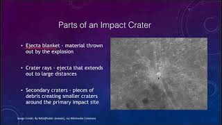 Lesson 9  Lecture 2  Impact Cratering  2020  OpenStax [upl. by Kavanagh]