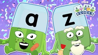 The A to Z Alphabet Song and More 🎶  Phonics Fun  Learn to Spell with ABC  officialalphablocks [upl. by Allebasi]