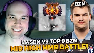 MASON stay mid vs TOP 9 PRO PLAYER BZM  PLAY for FUN on NIGHT STALKER by MASAO [upl. by Julianne2]