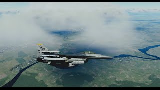 DCS  F16C Block 50 Viper  Attacking enemy airfield with coop friends [upl. by Jaan]