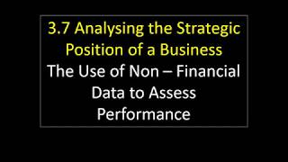 37 18 Non  financial Measures of Performance [upl. by Orford]