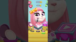 Angela kiss🥰❤️‍🔥mytalkingangela2 usa games funny angela2game cosplay animation gameplay [upl. by Elery75]