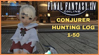 Conjurer Hunting Log Guide 150 Final Fantasy 14 Online [upl. by Britta55]