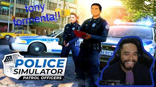 LO MEJOR DE POLICIA TONY TORMENTA parati 2024 foryou twitch simulator clips [upl. by Dnalrag]