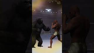 Can a UFC Fighter Defeat a Gorilla shorts [upl. by Aduh]