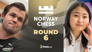 Can Magnus Overtake Hikaru amp Will Ju Stop Vaishali As Second Phase Begins Norway Chess 2024 Rd 6 [upl. by Graehme]