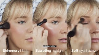 Saie Hello to Glow Sculpt – MultiUse Cream Highlighting Blush [upl. by Llenrag]