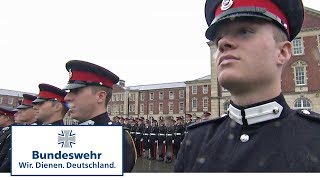 Offiziersanwärter der Bundeswehr auf der Royal Military Academy [upl. by Ayam]