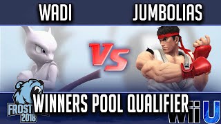 Frostbite 2018 Smash 4 Singles WINNERS POOL QUALIFIER  WaDi Mewtwo vs Jumbolias Ryu [upl. by Enorel]