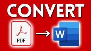 how to convert pdf to word in 2024  how to convert pdf to word document techinfo pdftowrd [upl. by Goddord]