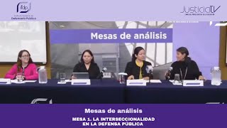 EN DIRECTO  Mesa 1 La interseccionalidad en la Defensa Pública [upl. by Rotce422]