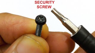 How to Open a Torx Security Screw with regular screwdriver [upl. by Ostler]