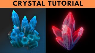 Beginners Guide to Glowing Crystals with Blender 28 amp Substance Painter [upl. by Vivl709]