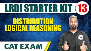 Distribution  Logical Reasoning  LRDI Starter Kit 13  CAT 2024  MBA Wallah [upl. by Remat]