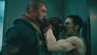 Army of the Dead  Dave Bautista vs Zombies Fight Scene [upl. by Elset]