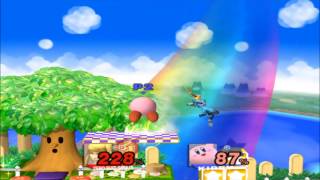 SSBB Kirby vs SamusZSS ComboMatch TAS [upl. by Anasus]