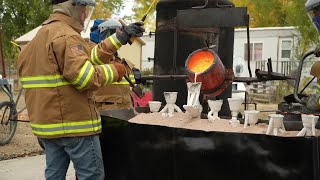 Woman 22 opens new foundry in tiny Wyoming town [upl. by Eetnahc]