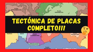 🌎 TECTONICA DE PLACAS completo 🌋 Movimiento de las placas Principales Placas Deriva continental [upl. by Akcinat995]