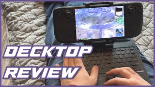 Decktop  The ultimate Keyboard accessory for your Steam Deck  Review [upl. by Anivad31]