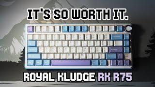 CHEAPER than RK84 but BETTER  Royal Kludge RK R75  Review amp Sound Test  Budget Keyboards [upl. by Nylzor]