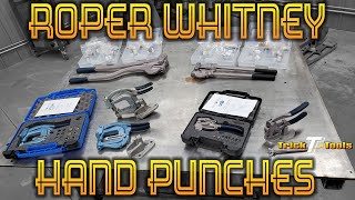 Roper Whitney Hand Punches  TrickToolscom [upl. by Yenaled481]