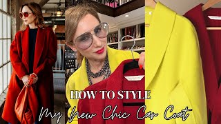 How To Style The Carla Rockmore Car Coat [upl. by Analaj643]