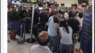 CyberAttack British Airways Cancels ALL flights from Heathrow and Gatwick  Systems Go Down [upl. by Euqenimod]