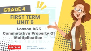 Math grade 4  unit 5 lesson 4amp5  commutative property amp identity of multiplication [upl. by Anrahc255]