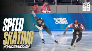 RELIVE  Speed Skating WomensMens 500m  Gangwon2024 [upl. by Jeth]