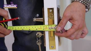 How to install a Mortise Mortice Lock and handles [upl. by Prager684]