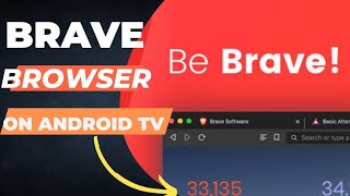 Brave Browser Mi TV  android tv browser [upl. by Enomad]