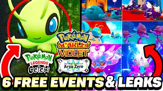 6 NEW EVENTS amp POKEMON NEWS in Scarlet amp Violet Pokemon LEGENDS CELEBI RUMORS amp MORE [upl. by Ariamat]