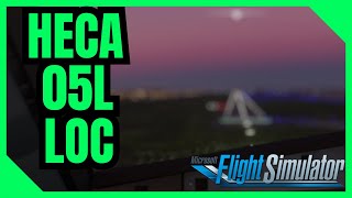 MSFS  How To Do 05L LOC Approach  HECA  Fenix A320 [upl. by Anilatsyrc]