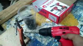 EDON CF1201 12V CORDLESS DRILL REVIEW [upl. by Aicert165]