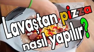 Lavaş pizza nasıl yapılır [upl. by Roderigo]