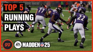 These Are The 5 BEST Running Plays In Madden 25 [upl. by Acired164]