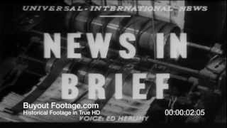 HD Stock Footage USAF Runs Worlds Biggest Wind Tunnel 1957 Newsreel [upl. by Stulin]