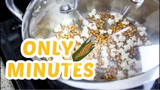 How to Make Popcorn in a Pot [upl. by Nilcaj711]