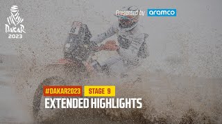 Extended highlights of Stage 9 presented by Aramco  Dakar2023 [upl. by Anneuq]