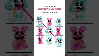 Smiling Critters TikTacToe PoppyPlaytime Puzzle shorts smilingcritters animation poppyplaytime [upl. by Ahseneuq]