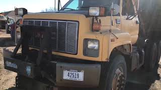 FU8336 1997 GMC C8500 Tandem Dump Truck selling on BigIron 2122020 [upl. by Nodrog307]