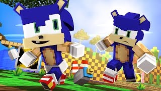 Minecraft WHOS YOUR DADDY  BEBÊ SONIC Sonic Baby [upl. by Dode]