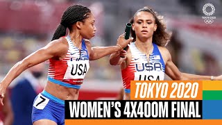 🏃‍♀️ Womens 4x400m Final  Tokyo Replays [upl. by Donovan]